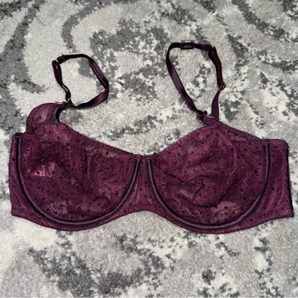 NWT Victoria’s Secret Burgundy Plum Lace Swiss Dot
Swiss Dot Lace